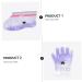 minkissy 2 Pairs Wax Gloves Wax Feet Moisturizing Work Gloves Hawaiian Floral Hair Foot Spa Kit Heated Gloves Paraffin Wax Bath Mitts Foot Spa Cover Purple Portable Foot Mask Pe Bag - Buy Online on GoSupps.com