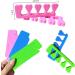 SAMHENG 24 Pcs Foam Toe Separators for Pedicure - 3 Colors, Soft Toe Stretcher Spacers, Finger Dividers for Nail Salon - Sponge Toe Cushion for Nail Art & Toenails - Buy Online on GoSupps.com