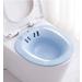 Sitz Bath Toilet SEAT-Perineal Soaking Bath for Postpartum Care, Hemorrhoid -Soothes and Cleanse Vagina/Anal Inflammation.Fits Elongated, Commode, Oval, Oblong Toilets (Blue)