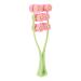 Face Massager Roller Flower Design V Shaped Face Massager Melon Seed Face Massager for Arms for Face Pink