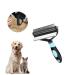 Gorobbo Best Deshedding and Dematting Tool (2 in 1) Dog Grooming Rake Large Dog Dematting Comb Undercoat Brush for Cats & Dogs