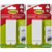 Command Large Picture and Frame Hanging Strips Holds up to 16 lbs (Pack of 2) Pack of 2 White