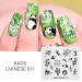 KADS Nail Art Stamping Plates Animal Panda Bamboo Pattern Chinese Style Stamping Templates Manicure Print Image Templates (CN011)