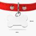 Ibera Gifts - Personalized Bone-Shaped Pendants for Medium to Large Dogs & Cats | Engraved Dog Collar Name Tags (Silver Crown Design) - Buy Online on GoSupps.com