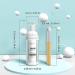 Eyelash Extension Shampoo 120ml & Brush - Gentle Foam Cleanser for Natural Lashes, Paraben & Sulfate Free - Ideal for Salon and Home Use - Buy Online on GoSupps.com
