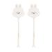 KKRAUS 2 Pack Fly Swatter Plastic Manual Fly Swatters Heavy Duty with Long Strong Handle Fly Killer for Home Indoor Outdoor Classroom Office (Color : White)