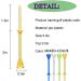 ENHUA Golf Plastic Tees 3 1/4 Inch - Durable Reusable Tees - 100-Mixcolor Bulk Pack - Buy Online on GoSupps.com