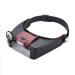 Lighted Head Magnifier Glasses Headset with Led Light Magnifying Head Lamp Headband Loupe Visor Hands-Free for Watch Repair Reading Eyelash Hobby Crafts Sewing 1.5X 3X 6 Interesting Life