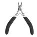 Nail skin pliers professional stainless steel grabs - perfect nail care tool for manicure and pedicure at home/spa/salon (black)