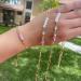 ALEXCRAFT 12ft 14K Gold Plated Paperclip Chain Link Necklace Bulk - 4x10mm - DIY Jewelry Making - Buy Online on GoSupps.com