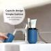 Jackwish Travel Water Cup Set Creative Toothbrush Holder for Camping Hiking & Home - Perfect for Travel & Business Trips (Cyan) - Buy Online on GoSupps.com