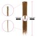 20 Inch Synthetic Dreadlocks Extensions - 20 Strands Pack Soft Crocheted Braided Hair Light Brown Reggae Hip-Hop Style - Buy Online on GoSupps.com