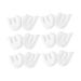 jojofuny 1 Set 50pcs Angel Wings Embroidery Supplies Wedding Favors New Born Fairy Wings Costume Women White 13X9CM