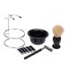 Mingqian shaving brushes bowl manual beard shaver set shaving brush holder soap shell men's double edge meter grain knife for men