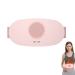 Heat belt period ceicver wearable wireless heating pillows with 7 vibration modes Electrical menstrual heat belt USB UsB wirelessly from menstruation heating pillows for women and girls (pink)