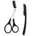 Auony Eyebrow Razor Shaper Shaver Trimmer with Free Eyebrow Trimmer Scissors for Men and Women Facial Hair Remover