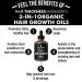 Black Castor Oil + Tea Tree + Argan Oil Hair Growth Serum - 1oz - Vegan Scalp Treatment for Hair Thickening, Moisturizing, and Hair Loss - For Women and Men with Dry, Frizzy, Weak Hair - Buy Online on GoSupps.com