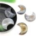 Natural Agate Geode Moon Shaped Crystal Cluster Half Moon Agate Geode Carved Crystal Stones Reiki Natural Stones and MineralsCrystal Stone Crystal Reiki - Buy Online on GoSupps.com