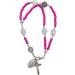 Oralgo Catholic Cross Finger Chain Bracelet - Double-Aged Art Pearls Rosary Wrist Chain for Women & Girls - Imitation Pearls - Buy Online on GoSupps.com