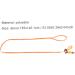 GREENADSCAPE 1pc Animal Leash Small Animal Harness Leash Adjustable Bird Harness Leash Bird Leash Polyester 135 1 0.1CM Orange - Buy Online on GoSupps.com