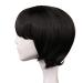 Bghjue 100% Human Hair Wig for Men - Short White Medical Hairpiece Hand-Planted Top Cover Natural Look - Buy Online on GoSupps.com