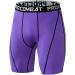 szxiten Men's Compression Workout Set - Purple, X-Large | Gym Tights & Short Sleeve Shirt | Quick Dry Base Layer Sportswear - Buy Online on GoSupps.com