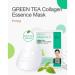 Dermal Green Tea Collagen Essence Facial Mask Sheet 23g Pack of 10 - Hydrating & Soothing for Sensitive Oily Skin - Revitalize Dull Skin - Daily Treatment Sheet Mask - Buy Online on GoSupps.com