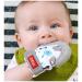 Nuby Soothing Teething Mitten (Grey) - 2 Pack with Hygienic Travel Bag - Buy Online on GoSupps.com