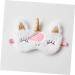 FRCOLOR 2pcs Cartoon Eye Masks & Lace Gloves - Plush Sleeping Eye Covers & Night Blindfolds for Parties | Sweet Work Clothing - Buy Online on GoSupps.com