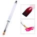 1PC UV Gel Nail Brush with Rhinestone Handle - Nylon Ombre Art Painting Pen for Pro Nail Design & Gradient Color - Buy Online on GoSupps.com