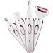 4 in 1 Rechargeable Womens Body Shavers Set - Electric Razor for Women Face, Nose, Eyebrow, Beard, Arm, Leg, Armpit, Bikini - Painless & Portable - Buy Online on GoSupps.com