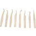 Buy Eyeline Tweezers Set - Stainless Steel Eyelash Extension Tweezers (8PC) for Professional 3D Volume Extensions - Perfect for False Lashes - International Shipping Available - Buy Online on GoSupps.com