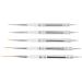 5 Nail Art Brushes with Double Ended Detail Drawing Fine Tip Dotting Pens for Home DIY Salon Manicure Nail Art Design Tools - Buy Online on GoSupps.com