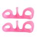 Hammer Toe Straightener And Corrector 1 Pack Soft Gel Crests Splints Reduce Foot Pain Overlap Flexible Footcare Pumice Stone for Body (Pink One Size) One Size Pink
