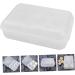 Mikikit Serving Tray Box Pressure-proof Egg Carton Desk Dispenser Egg Storage Case Fridge Egg Tray Household Travel Rack White 24X14CM - Buy Online on GoSupps.com