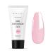 Makartt Poly Nail Gel Nail Extension Gel 50ML Builder Gel Nail Extension White Pink Nude Clear Rosy Gel for Technician Starter DIY Salon Design