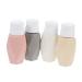 HONMEET 4 x Nail Polish Remover Bottles with Locking System for Liquid Remover Dispensing