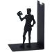 Buy Balvi Hamlet Black Metal Bookend - Unique Design for Stylish Home Organization | International Shipping Available - Buy Online on GoSupps.com