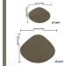 Self-Adhesive Shoe Heel Repair Patch - Repair 2/4/6 Pairs for Sports Leather & High Heels - Brown Color (4 Pairs - Buy Online on GoSupps.com