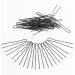 50 Metal U-Shaped Hairpins | Blonde Bobby Pins for Styling | Hair Accessories & Salon Tools (Black 6 cm) - Buy Online on GoSupps.com