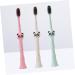 Healvian 3-St Children's Toothbrush - Eco-Friendly Easy to Hold Small Head Cleaning Brush for Kids - Buy Online on GoSupps.com