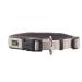 HUNTER NEOPREN VARIO PLUS collar dog collar nylon padded with neoprene 50/2.5 (ML) grey 50/2.5 (ML) grey