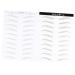 FOMIYES 2 Pairs Makeup Stencil Hair Supplies Eyebrow Tattoos Brow Tatoo Template 4d Disposable Makeup Tools