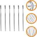 Spring Ear Pick Set - 6pcs Spiral & Curette Tools for Earwax Removal & Cleaning - Adults Ear Scoop Kit - Buy Online on GoSupps.com