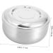 Beaupretty 2-Pack Razor Shell Containers with Lids - Shaving Foam & Soap Bowls for Travel | Silver Medium 2pcs - Buy Online on GoSupps.com