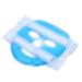 Reusable Hot Cold Gel Facial Mask - Skin Tightening & Fatigue Relief | Eye Relaxation & Cooling Therapy - Buy Online on GoSupps.com