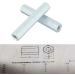 Uadme 2Pcs M8 * 66 Long Rod Nut Hex Hexagonal Sleeve Nut Standoff Threaded Fasteners - Buy Online on GoSupps.com
