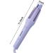 Curling Iron 1 Inch Hair Curling Wand Double Ceramic Instant Heat Hair Curler Wand Purple - Buy Online on GoSupps.com