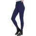 FunRiding Girls Horse Riding Pants Tights - Dark Blue X-Small | Kids Equestrian Breeches with Pockets - Buy Online on GoSupps.com