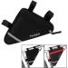 Buy Qitidasen Waterproof Bicycle Triangular Bag - Reflective Double-Sided Front Tube Frame Pocket (Black) for Safe Night Riding | International Shipping Available - Buy Online on GoSupps.com
